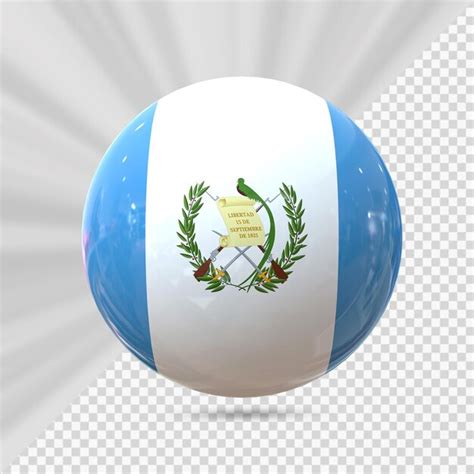 Bandeira Da Guatemala Cone Psd Premium