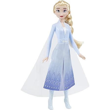 Amazon Es Disney Frozen Mu Eca De Elsa Con Falda Zapatos Y