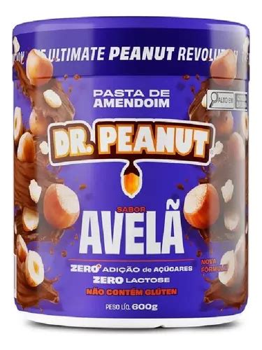 Pasta De Amendoim Sabor Avelã 600g Dr Peanut Parcelamento sem juros