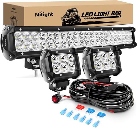 Nilight ZH002 Barra De Luz LED Todoterreno De 20 Pulgadas 126 W 2