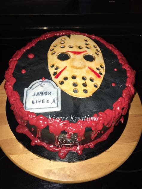 Spooky Friday 13th Grooms Cake