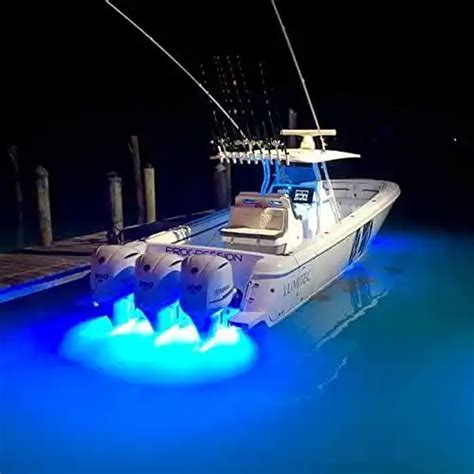 WEIKEN 316L Stainless Steel Marine Underwater LED Boat Lights