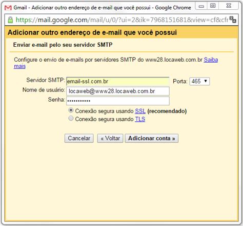 Como Usar Sua Conta De E Mail Pelo Gmail Email Locaweb