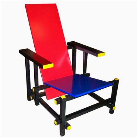 Th Century Chair Of The Week Red And Blue Chair By Gerrit Rietveld