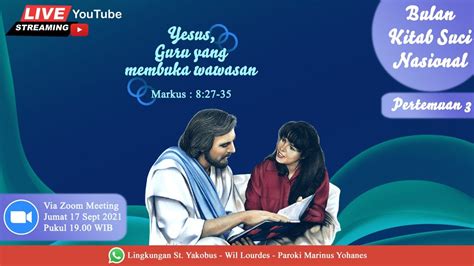 BKSN 2021 Pertemuan Ke 3 Yesus Guru Yang Membuka Wawasan YouTube