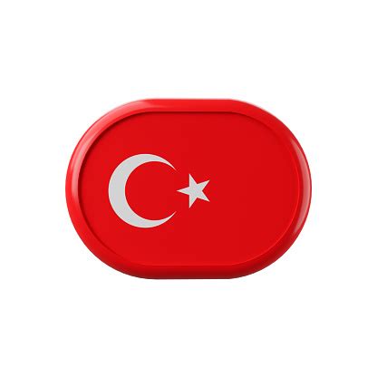 Bendera Turki Simbol Bendera Turki 3d Ilustrasi 3d Bendera Turki ...