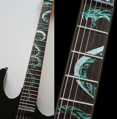 Twisted Snake Fretboard Markers Inlay Sticker For Guitar Inlay