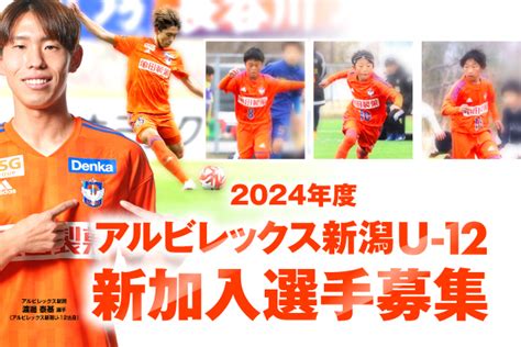 アルビレックス新潟u 12 新加入選手セレクション開催のお知らせ アルビレックス新潟 公式サイト｜albirex Niigata