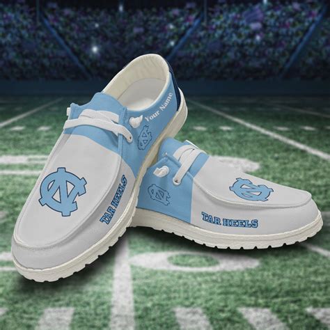 North Carolina Tar Heels Ncaa Personalized Hey Dude Sports Shoes Custom