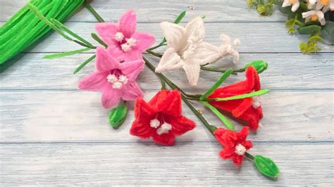 How To Make Beautiful Flower With Pipe Cleaner Cypress Vine Pipe