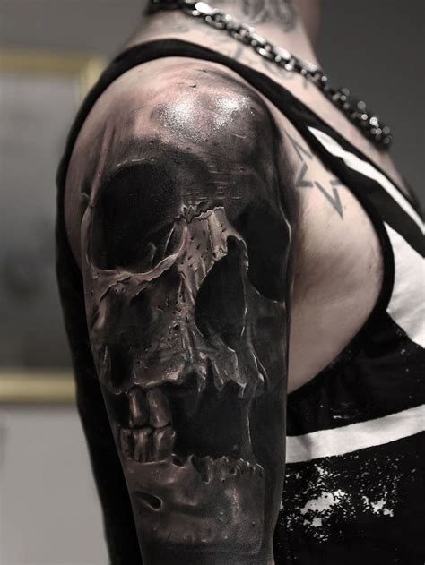 Tatouage tête de mort 40 idées memento mori tatouage en styles