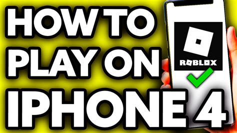 How To Play Roblox On IPhone 4 YouTube