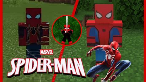 Mod De Spiderman Para Minecraft Pe Spiderman Spider Man Hombre