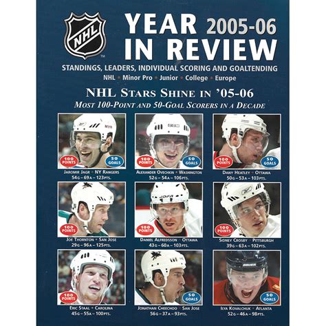 NHL 2005-06 Year in Review Book - NHL Auctions