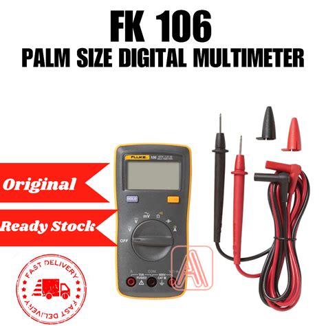 FLUKE 106 Palm Sized Digital Multimeter ORIGINAL Shopee Malaysia