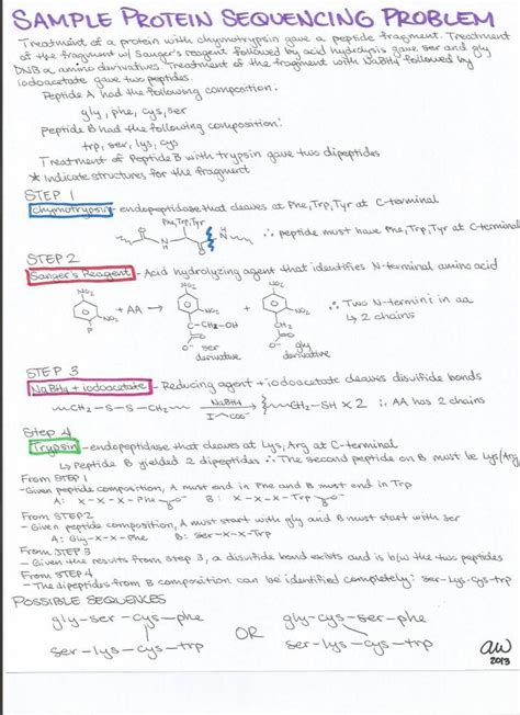 Biochemistry Study Guides Biochemistry Study Guide Biochemistry Notes