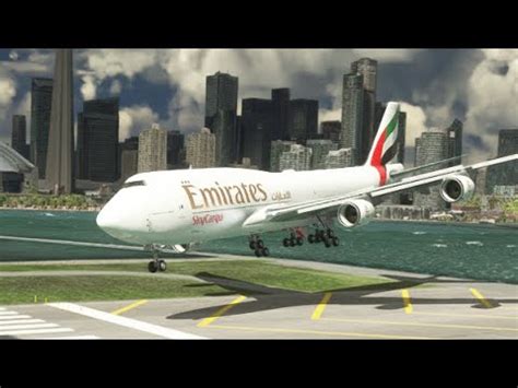 Beautiful Landing Boeing Emirates At Most Dangerous Stewart Intl