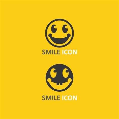 Smile Icon Smile Logo Vector Design Happy Emoticon Business Funny