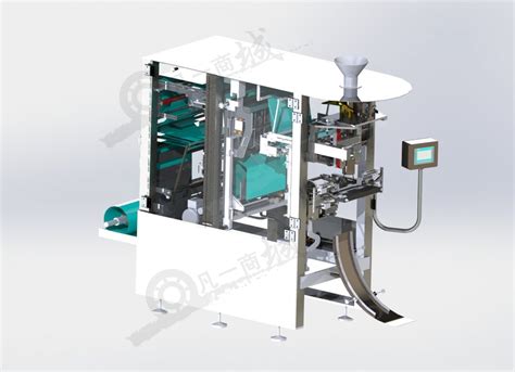 垂直灌装式包装机3d模型图下载 凡一商城