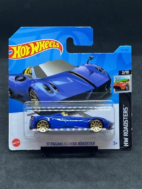 Hot Wheels 17 Pagani Huayra Roadster Blue Carshoping