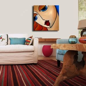 Believe In It Original Abstract Painting Modern Pop Art Large Woman