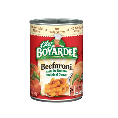 Chef Boyardee Beefaroni 15 Oz Lil Generals