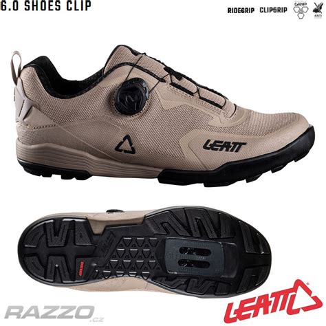 Boty na kolo Leatt MTB 6 0 Clip Shoe Desert Cyklistické tretry RAZZO