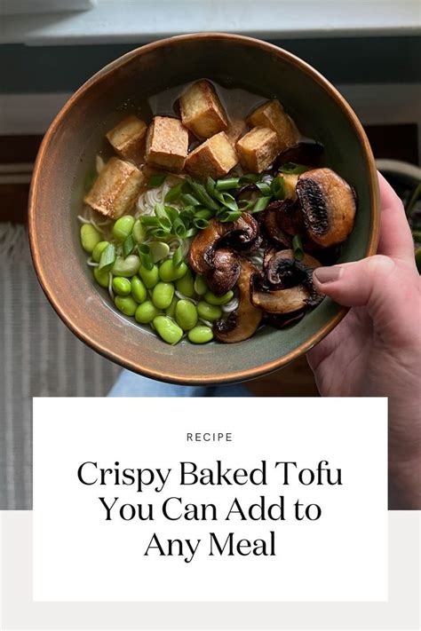 Crispy Baked Tofu Without Cornstarch Receita