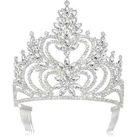 Amazon Dczerong Crystal Rhinestone Tiara Crowns Adult Women