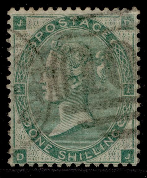 Gb Qv Sg S Green Used Cat Dj St Stamps