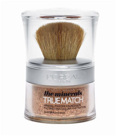 L Oreal Paris True Match Minerals Golden Beige Powder Foundation 10 Gm With Brush Buy L Oreal