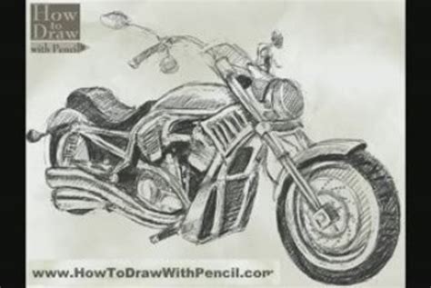 Harley Davidson Motorcycles Drawings