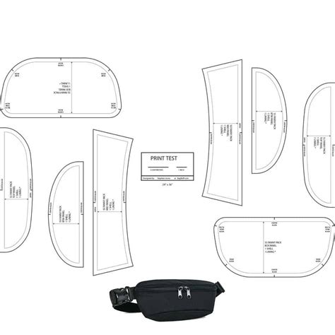 Simple Series Fanny Pack Template/Pattern | DIY, MYOG - Ripstop by the Roll