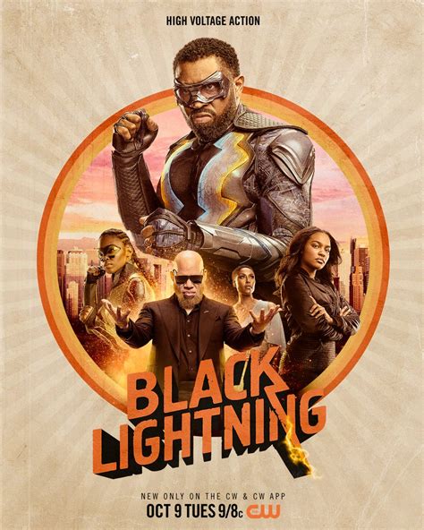 Black Lightning Le Poster De La Saison Les Toiles H Ro Ques