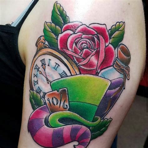 105 Fairy Alice In Wonderland Tattoo Designs And Ideas 2019