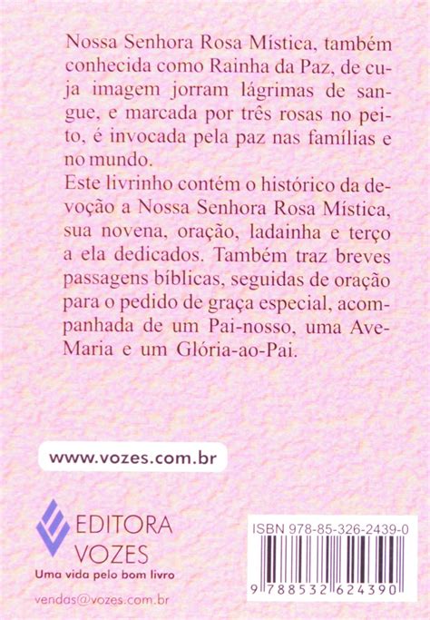 Descobrir Imagem Ladainha De Nossa Senhora Rosa M Stica Br