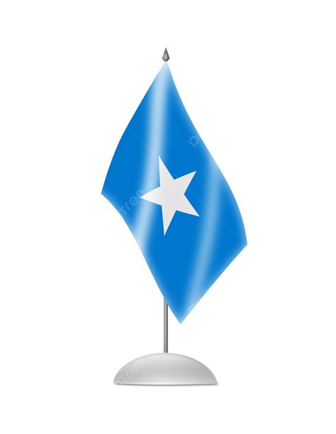 Somalia Flag With Pole Background Images Hd Pictures And Wallpaper For