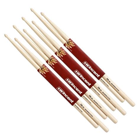 Wincent Hickory Standard Extra Long A Drumsticks Pk At Gear Music