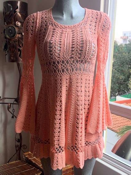 Venta Vestidos Tejidos A Gancho Para Dama En Stock