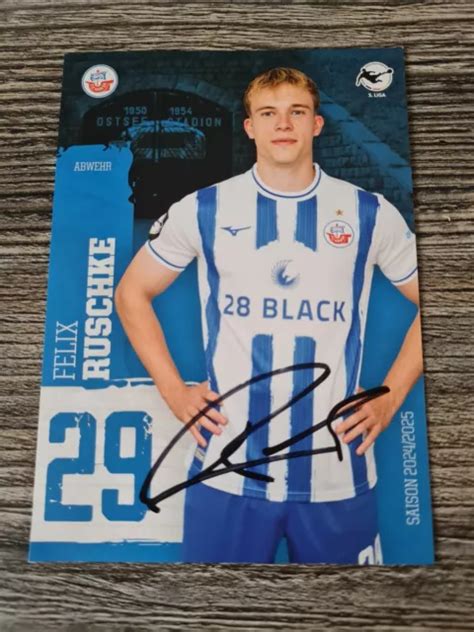 FC HANSA ROSTOCK Autogrammkarte Saison 2024 25 EUR 2 00 PicClick DE