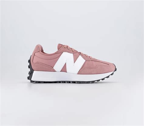 New Balance 327 Trainers Hazy Rose White Black Womens Trainers