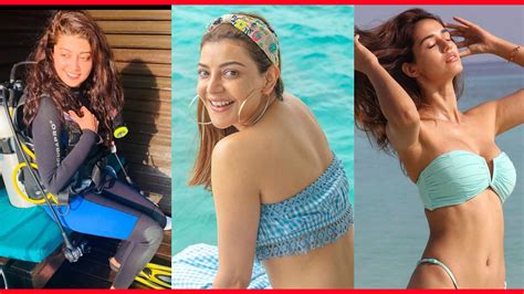 Pranitha Subhash Kajal Aggarwal Disha Patani Hottest Water Babes Who