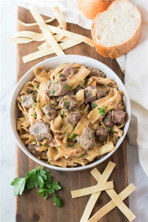 Slow Cooker Beef And Noodles Recipe Simply Stacie