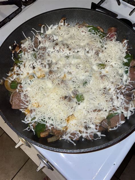 Super Easy Low Carb Philly Cheesesteak Skillet The Whisky Adventures