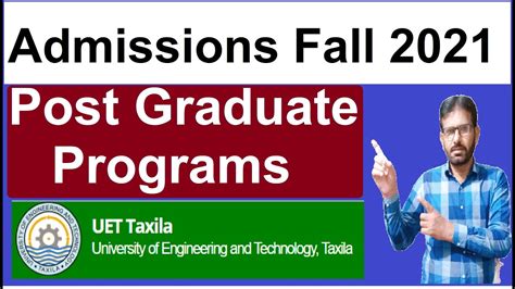 Latest Admission Fall Uet Taxila Admission Latest University