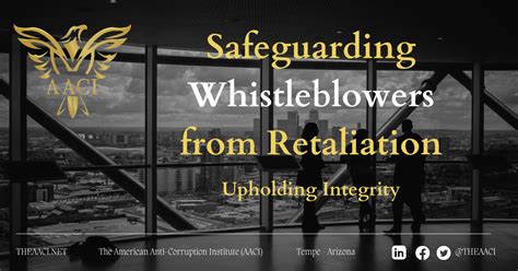 Whistleblowing The American Anti Corruption Institute Aaci