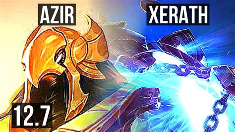 Azir Vs Xerath Mid Rank Azir M Mastery Games