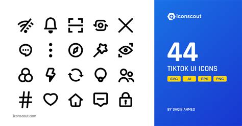 Tiktok UI Icon Pack - 44 Free Download User Interface Icons | IconScout