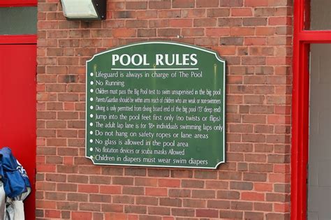 Csc Pool Rules — Cohasset Swim Center