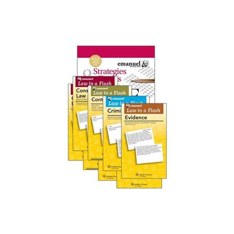 Law In A Flash Flashcards Multistate Bar Exam Review Set